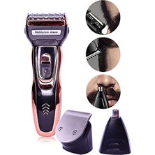 Dempower Dp-03 3 Başlıklı Tıraş Makinesi Kablosuz Kullanım