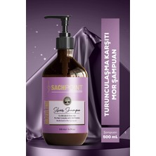Sachpoint Silver Şampuan Mor Şampuan Sarı Saçlar Için Özel Turunculaşma Karşıtı Şampuan 500ml