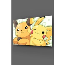 Pokemon Aşk Cam Tablo