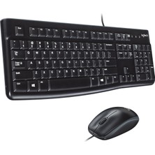 Logitech MK120 USB Q Trk Siyah Multimedya Klavye - Mouse Set 920-002560