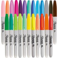 Sharpie Fine Permanent Markör 24'lü Karışık Paket, Flamingo