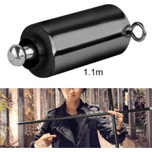 Dolity Taşınabilir Siyah Dövüş Sanatları Metal Sihirli Cep Bo Personel 110 cm Cep Sihirli Siyah 1.1 M (Yurt Dışından)