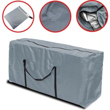Dolity Büyük Noel Depolama Çantası Polyester Kumaş Tatil Kılıfı Gri 173X76X51CM (Yurt Dışından)