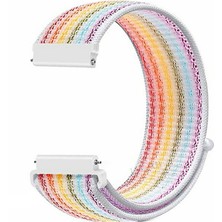 Dlrcase Spovan Watch Plus Kordon Cırtcırt Kumaş Ayarlanabilir Karışık Renk