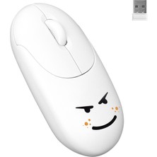 Everest SM-26 FASHION 2.4Ghz Beyaz Kabartmalı Kablosuz Mouse