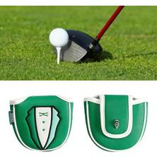 Strade Store Dayanıklı Golf Mallet Putter Head Cover Golf Club Head Clubs Head Koruyucu Yarım Yuvarlak 12X12CM (Yurt Dışından)