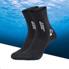 Strade Store Neopren Dalış Wetsuit Çizmeler Yüzme Şnorkel Çorap Sıcak Siyah Xl (Yurt Dışından)