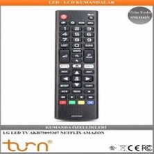 Turn Kumanda Lg LED Tv AKB75095307 Netflix Amazon Tuşlu Kumanda