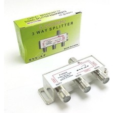 Swat Splıtter 1/3 5-2500MHZ Tek Gelen Sinyali 3 Çıkışa Böler 1/3 Splıtter Swat F10223