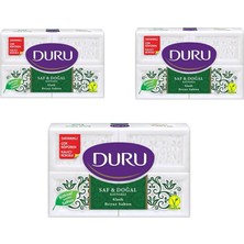 Duru Banyo Sabunu Klasik 12 Adet Beyaz Kalıp Sabun 3 x 600