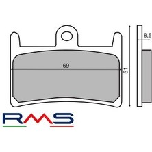 Işıklar Rms 1060 Organik Fren Balatası