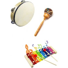 RİTİM SETİ - 6 - ORFF SET - MARAKAS, KSİLOFON, ZİLLİ TEF