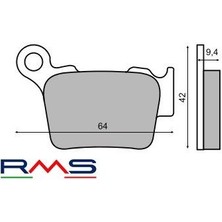 Işıklar Rms 0750 Organik Fren Balatası
