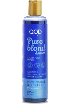 Qod Vegan Mor Turunculaşma Karşıtı Şampuan 250 Ml Qod City Pure Blond & More Vegan Mor Turunculaşma Kar
