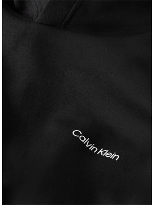 Calvin Klein Kapüşon Yaka Siyah Erkek Sweatshirt K10K109927BEH