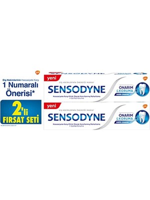 Sensodyne Onarım & Koruma Derin Onarım Diş Macunu (2 x 75 Ml)