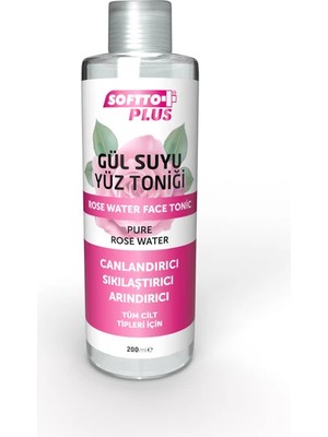 Softto Plus Gül Suyu Yüztoniği
