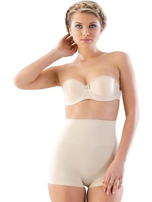 Emay İç Giyim Emay Dikişsiz Toparlayıcı Çift Kat Bokser Korse 2022