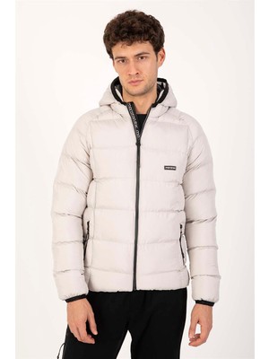Maraton Sportswear Erkek Şişme Kapüşonlu Mont
