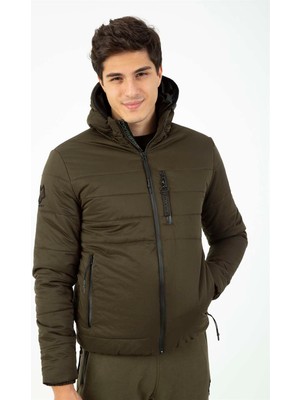 Maraton Sportswear Erkek Kapüşonlu Mont