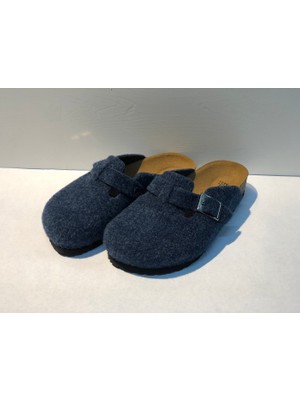 Kafkaslar  Bay Bayan Toka Model Keçe Tam Ortopedik Kışlık Ses Yapmaz Ev Terliği