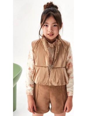 Nk Kids Kız Çocuk Yelek Şişme Volanlı