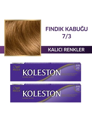 Wella Koleston Kalıcı 7/3 Fındık Kabugu Tüp Boya 50 ml Canlı Renkler ve Beyaz Kapatma Özelliği