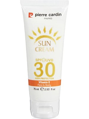 Pierre Cardin 30 SPF Güneş Kremi 75 ml Hassas Ciltler İçin Yüksek Koruma ve Nemlendirici Formül