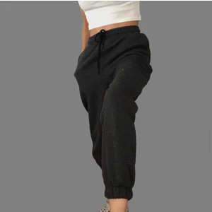 Quin Plus 3 Iplik Şardonlu Basic Jogger Eşofman Altı