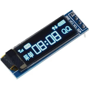 Hobi Mekatronik 128X32 OLED LCD Ekran 0.91 Inch SSD1306 Mavi(Arduino Uyumlu)