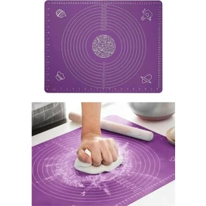 Afife Home Büyük Boy Silikon Hamur Açma Matı 65X45 cm