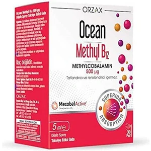 Ocean Methyl B12 Dilaltı Sprey 500MCG 5 ml