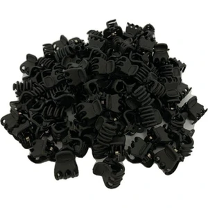Mini Mandal Toka Siyah Renk 100 Adet 1,2 cm