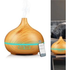 Aroma Difüzör Gece Işığı 7 LED Nemlendirici Kumandalı Buhar Makinesi 550ML. (Yurt Dışından)