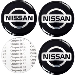 DK Motors Nissan Jant Göbeği Arma Yapışkanlı 4'lü Set