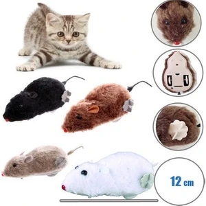 Kurmalı Fare Kedi Oyuncağı Hareketli