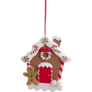 Gingerbread Man House Yılbaşı Süsü – 12cm