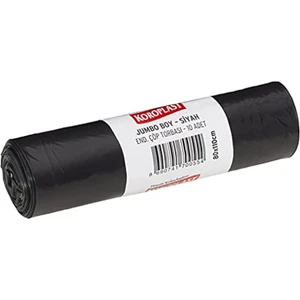 Jumbo Boy Eko Endüstriyel Siyah Çöp Torbası 80 x 110 cm (1 x 10 Adet)