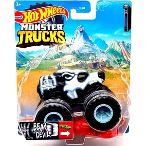 Hot Wheels FYJ44 Monster Trucks 1:64 Araba Bear Devıl HCP66