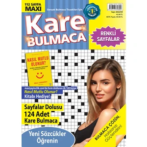 Kare Bulmaca 2022/04 - Bertan Kodamanoğlu