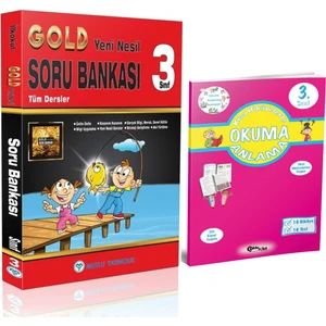 Mutlu Yayıncılık 3. Sınıf Tüm Dersler Gold Soru Bankası - Okuma Anlama Kitabı