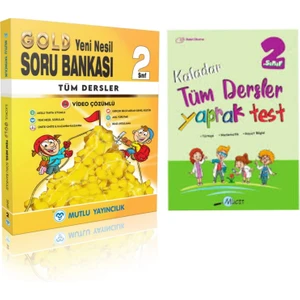 Mutlu Yayıncılık 2. Sınıf Tüm Dersler Gold Soru Bankası - Tüm Dersler Yaprak Test