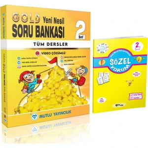 Mutlu Yayıncılık 2. Sınıf Tüm Dersler Gold Soru Bankası - Sözel Yorum Kitabı