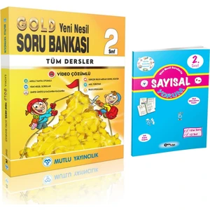 Mutlu Yayıncılık 2. Sınıf Tüm Dersler Gold Soru Bankası - Sayısal Yorum Kitabı