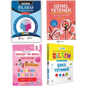 Tudem Yayınları 2. Sınıf Bilsem Hazırlık Seti Kazandıran Full Set 4 Parça