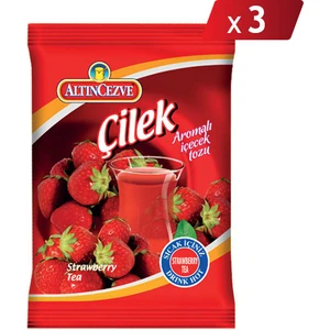 Çilek Aromalı İçecek Tozu Oralet 3 x 250 gr