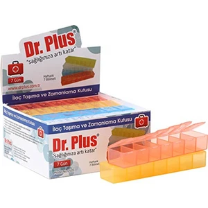 Dr. Plus Ilaç Kutusu Haftalık 7 Gün 12 Li Paket