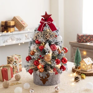 Işıklı Mini Noel Ağacı Seti Christmas Tree Akın Noel Süsleri