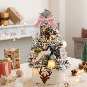 Işıklı Mini Noel Ağacı Seti Christmas Tree Akın Noel Süsleri(Yurt Dışından)