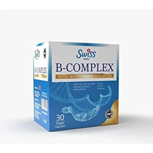 Swiss Bork Swiss Bork® B Complex With Methylation Balancer 30 Vegan Kapsül